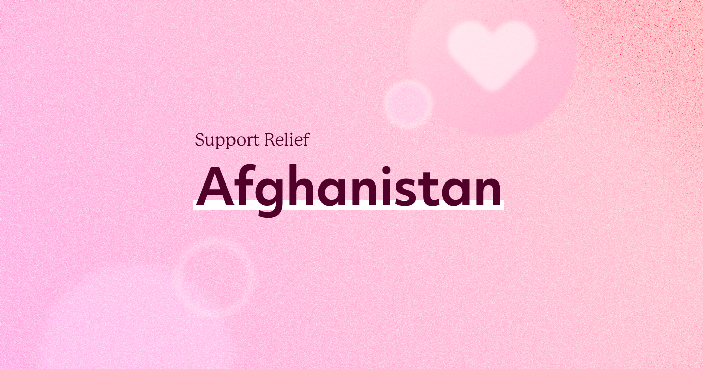 Support these charities fundraising for Afghanistan.