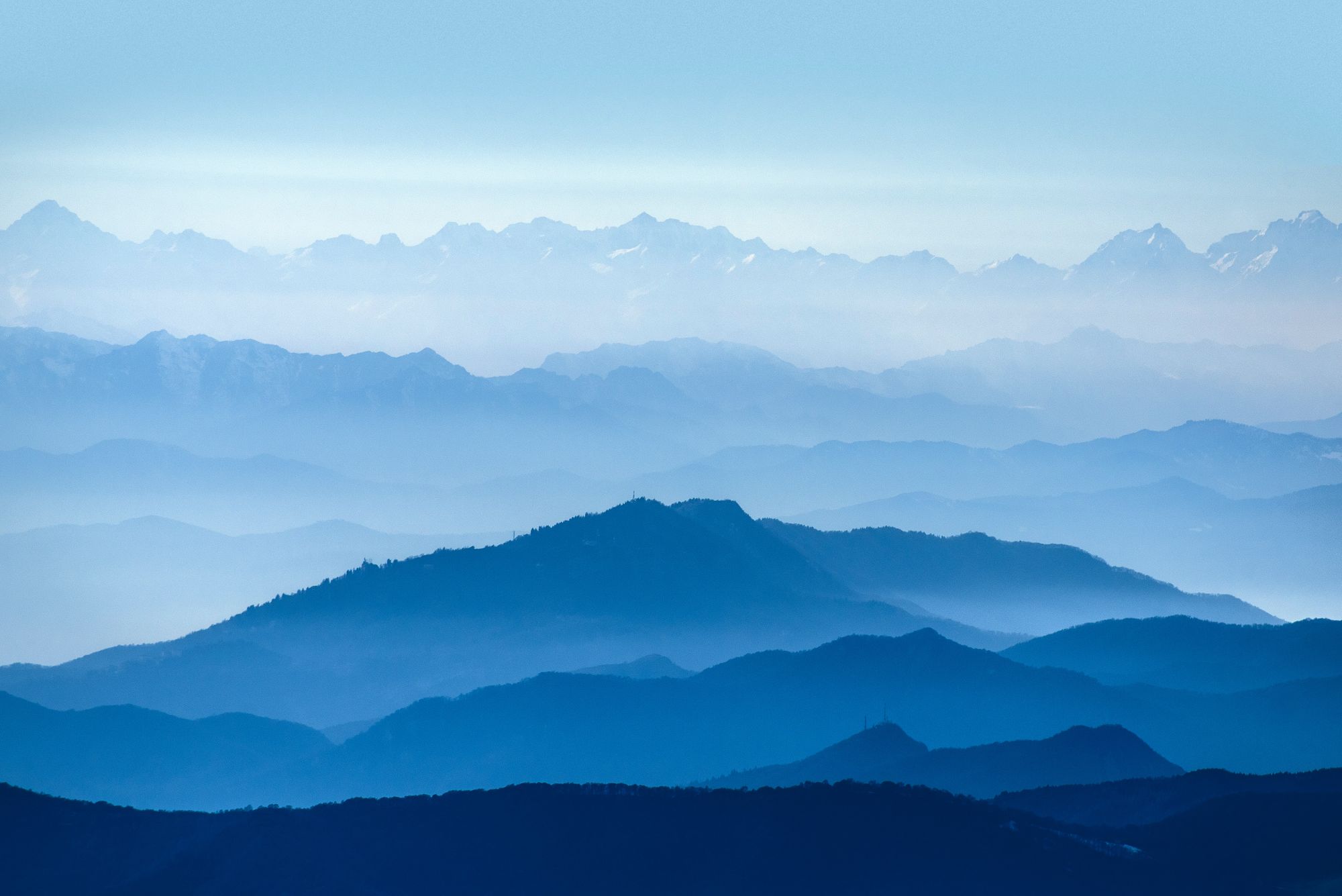 Stock photo of mountains.