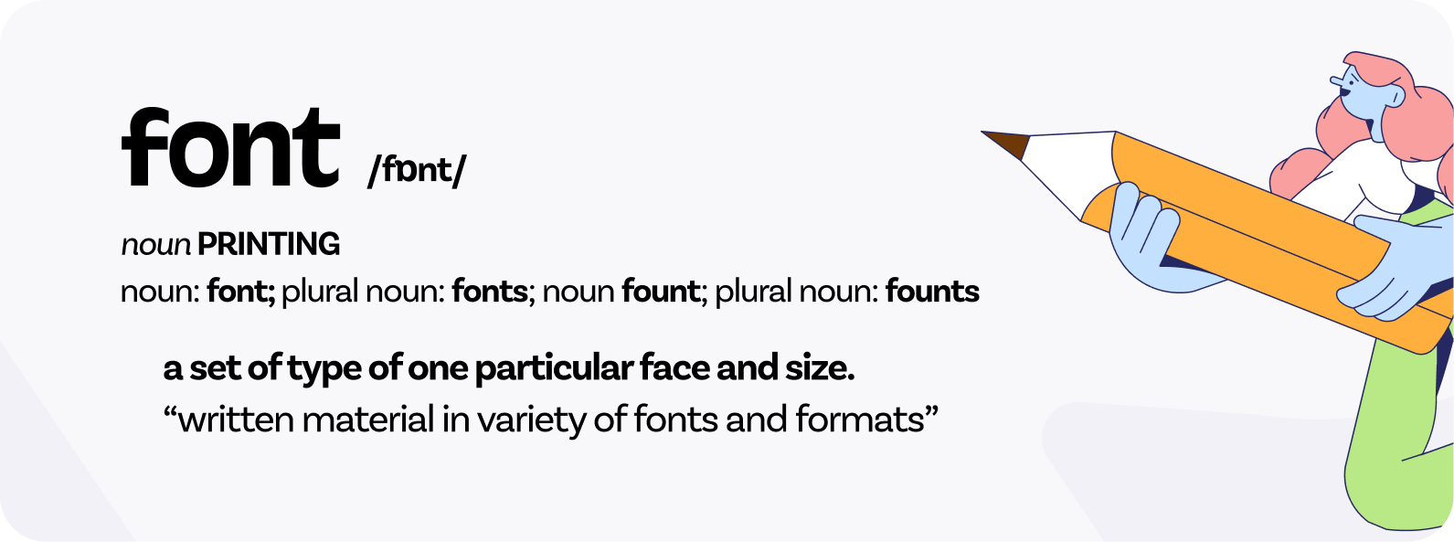 Definition of font.