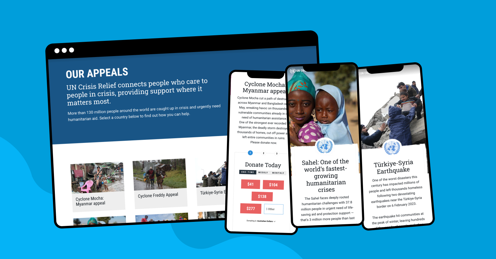 How UNOCHA has raised over $7.5 million on Raisely for global emergency appeals