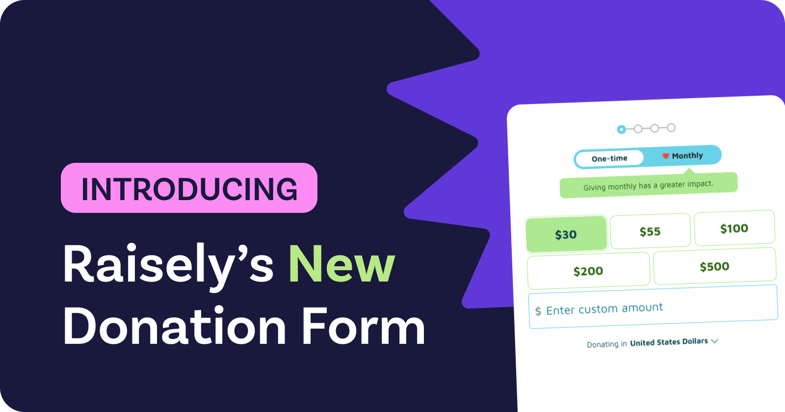 Introducing Raisely’s New Donation Form