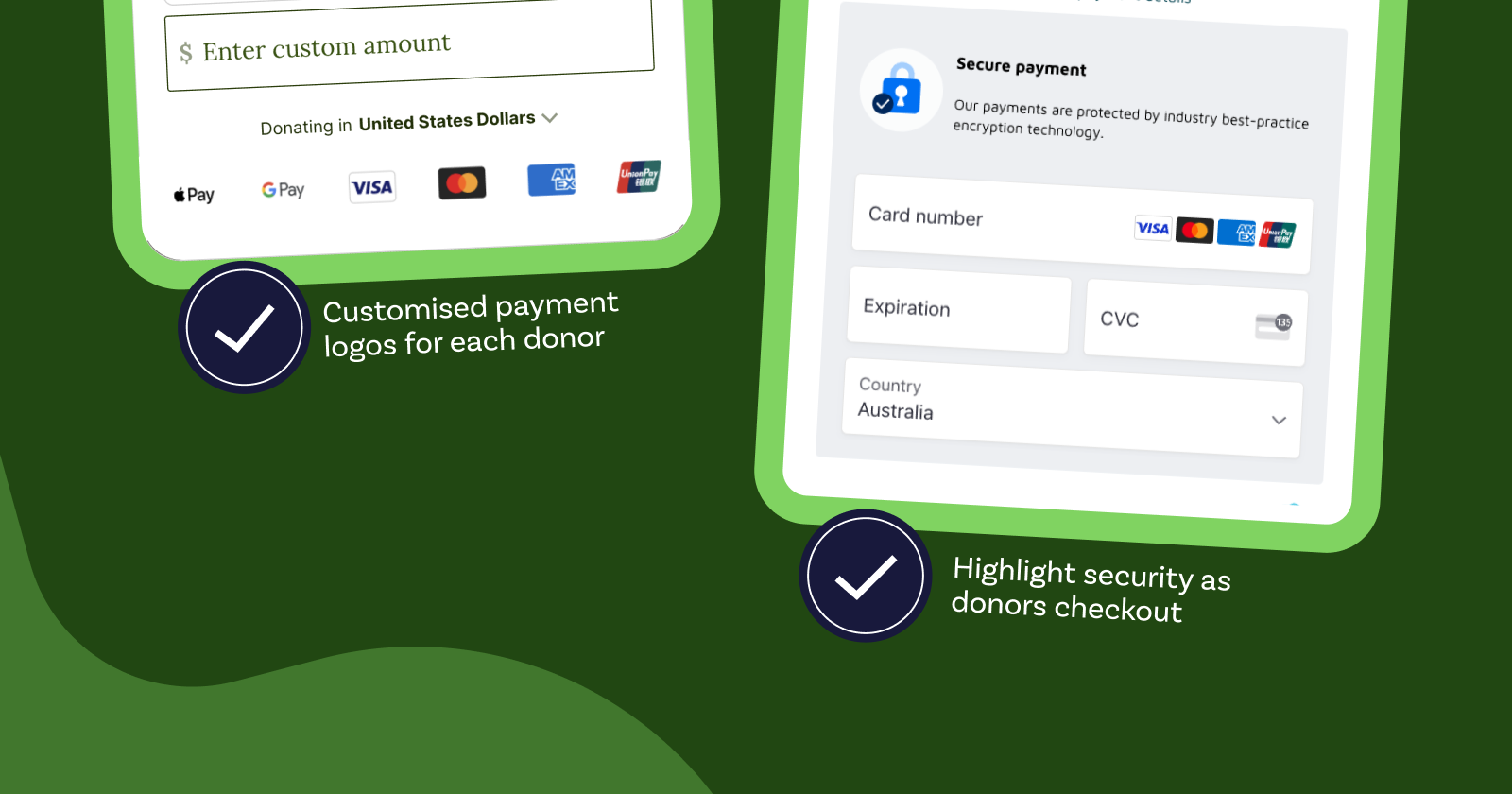 Campaigns switching to our new donation form are seeing a 48% increase in fundraising