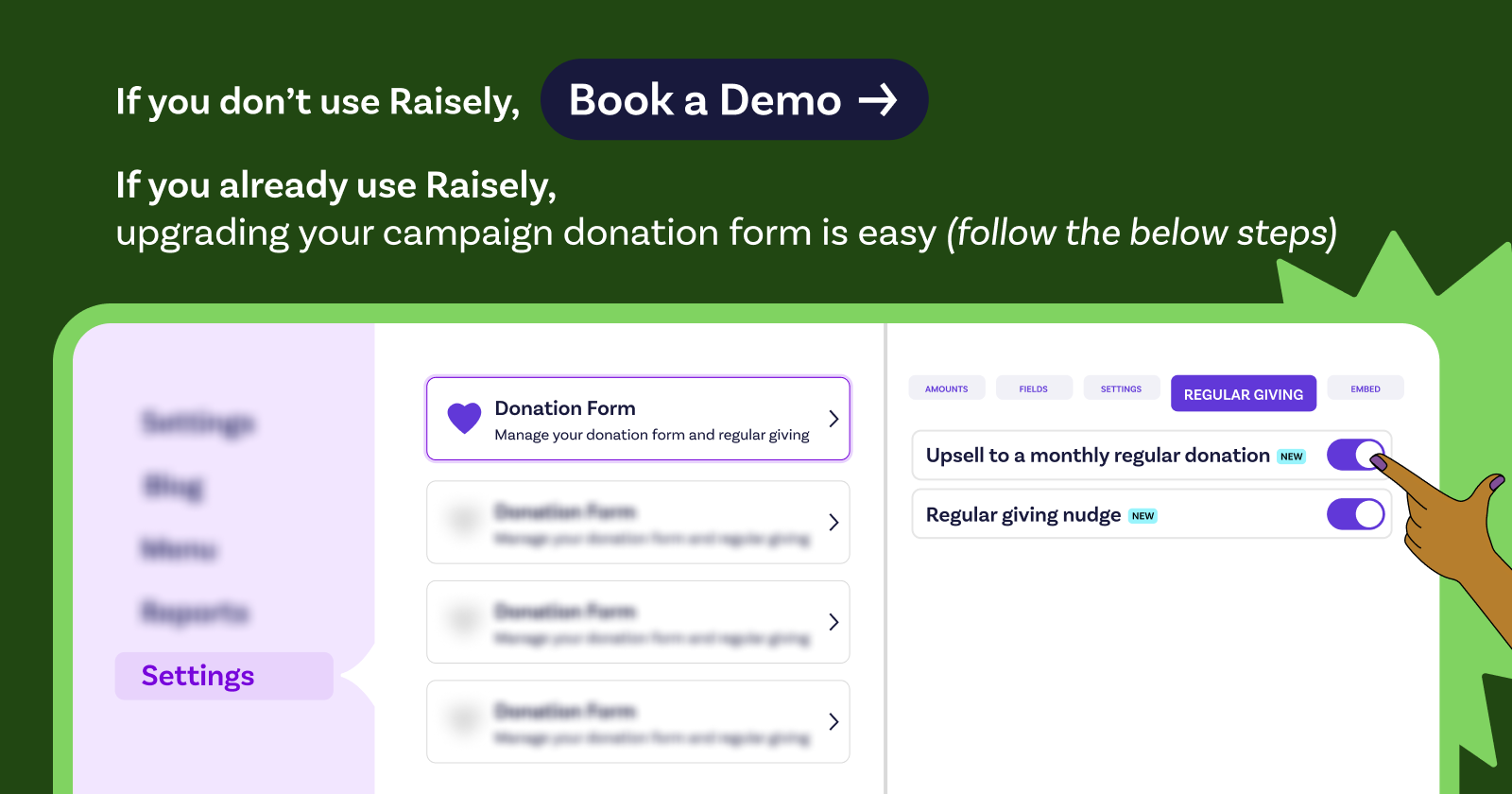 Campaigns switching to our new donation form are seeing a 48% increase in fundraising