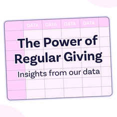 The Power of Regular Giving: Insights from our data