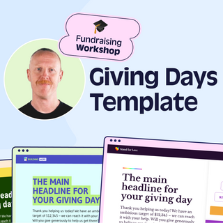 Giving Days made easy. Join our workshop to explore the new template!